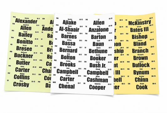 2026 Fantasy Football IDP Labels