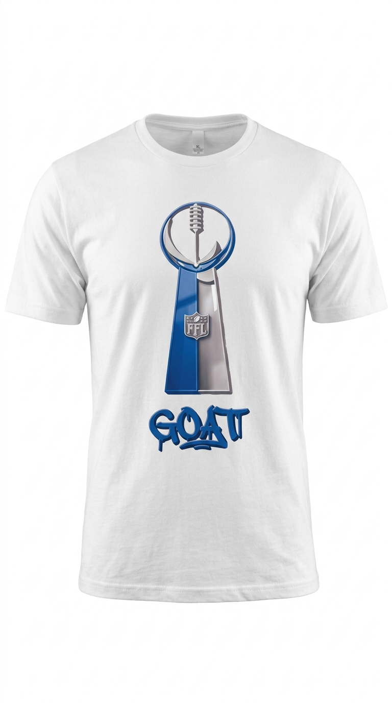GOAT Blue Lombardi Tee