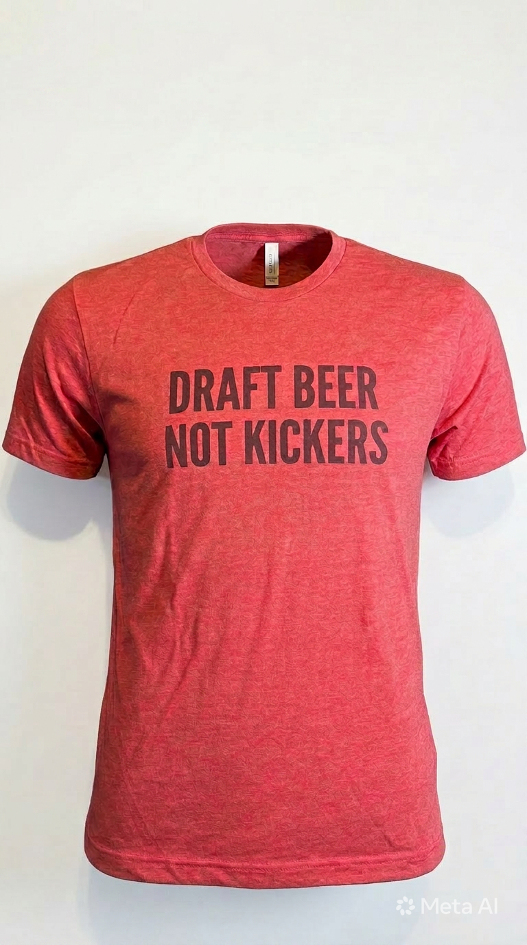 Draft Beer Not Kickers Tee