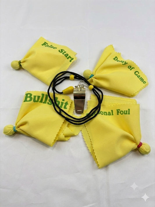 Fantasy Football Penalty Flags & Whistle