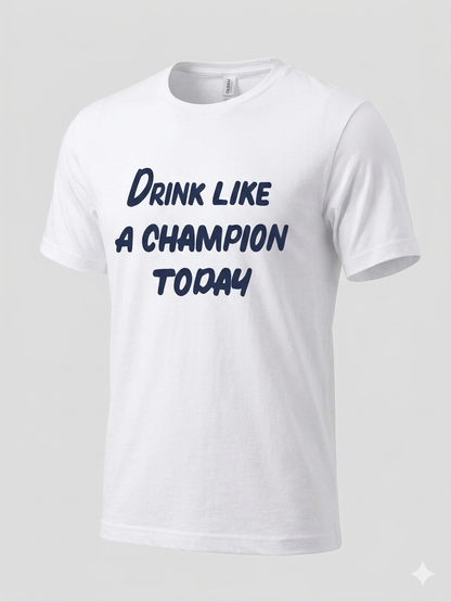 Drink Like A Champion Today Tee
