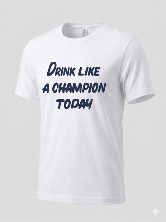 Drink Like A Champion Today Tee