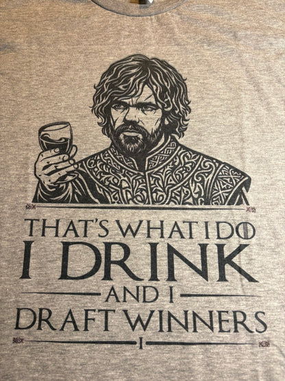 Drink and Draft Winners Tee