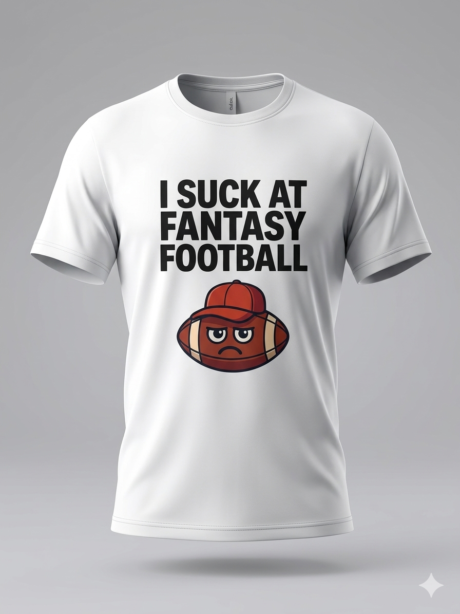 I Suck At Fantasy Football Tee