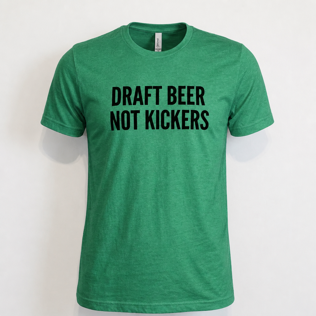 Draft Beer Not Kickers Tee