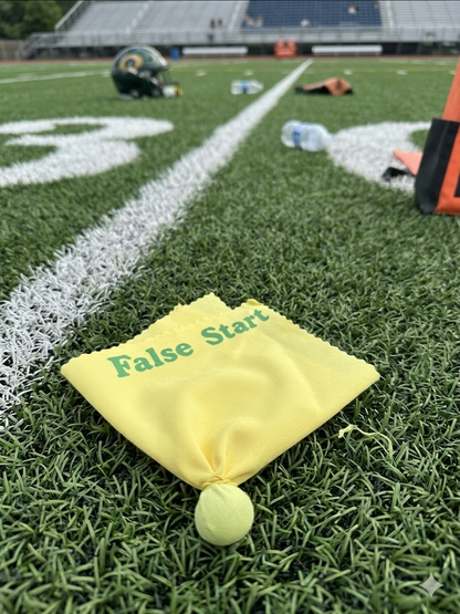 (4) Draft Party Penalty Flags and Gold Whistle