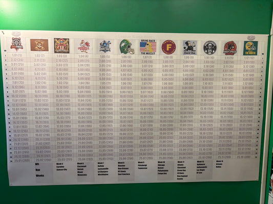 Premier Draft/Auction Kit for 8/10/12/14 Teams