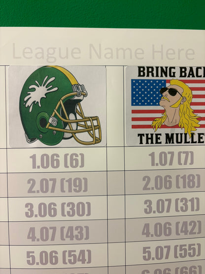 Premier Draft/Auction Kit for 8/10/12/14 Teams