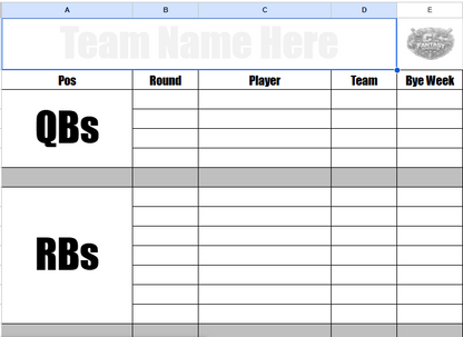 Premier Draft/Auction Kit for 8/10/12/14 Teams